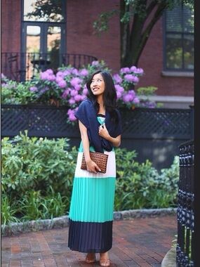 Beautiful pleated dress by Milly for Banana Republic
